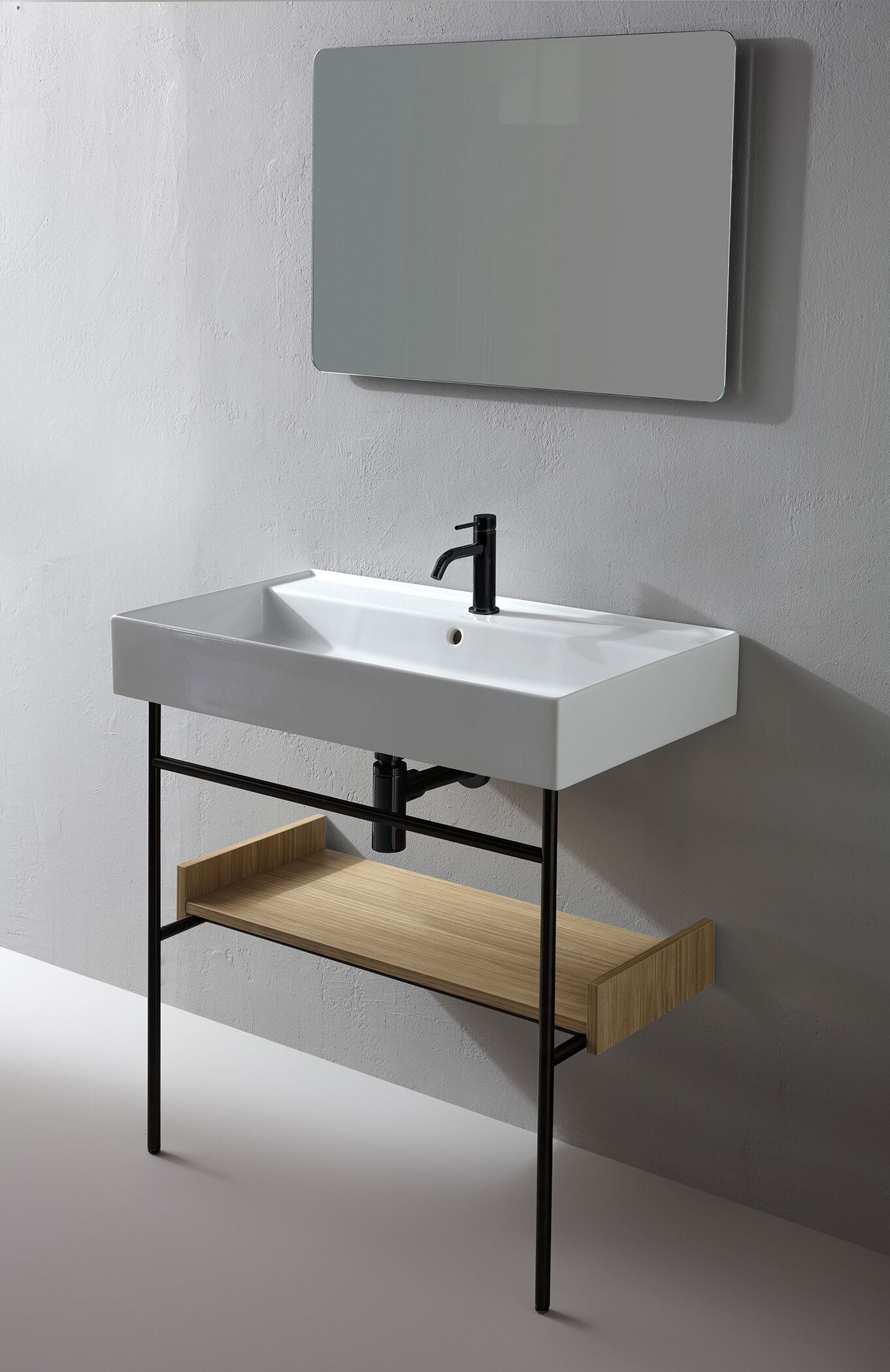 Керамическая одиночная прямоугольная раковина Olympia Ceramica DROP ARCH-00136620 - Вид №6