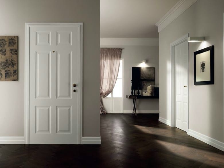 Лакированная бронированная входная дверь в классическом стиле GAROFOLI Sovrana ARCH-00063666 - Вид №2