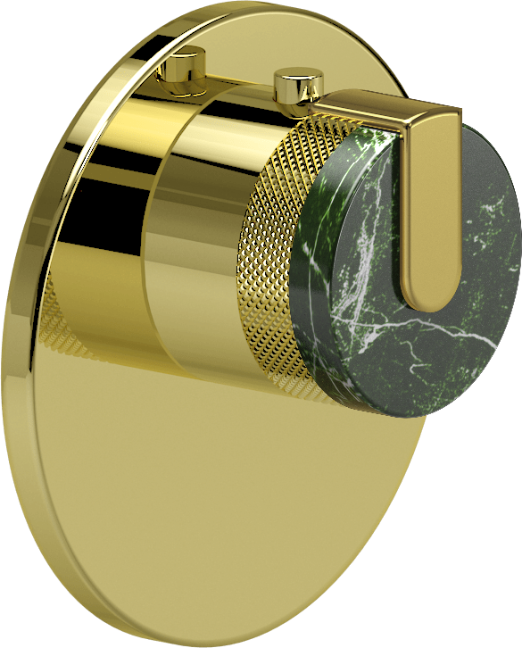 E-8027-R2MGE-L1AU-PB-T Термостатический переключатель 3/4-Внешняя часть GRAFF MOD+