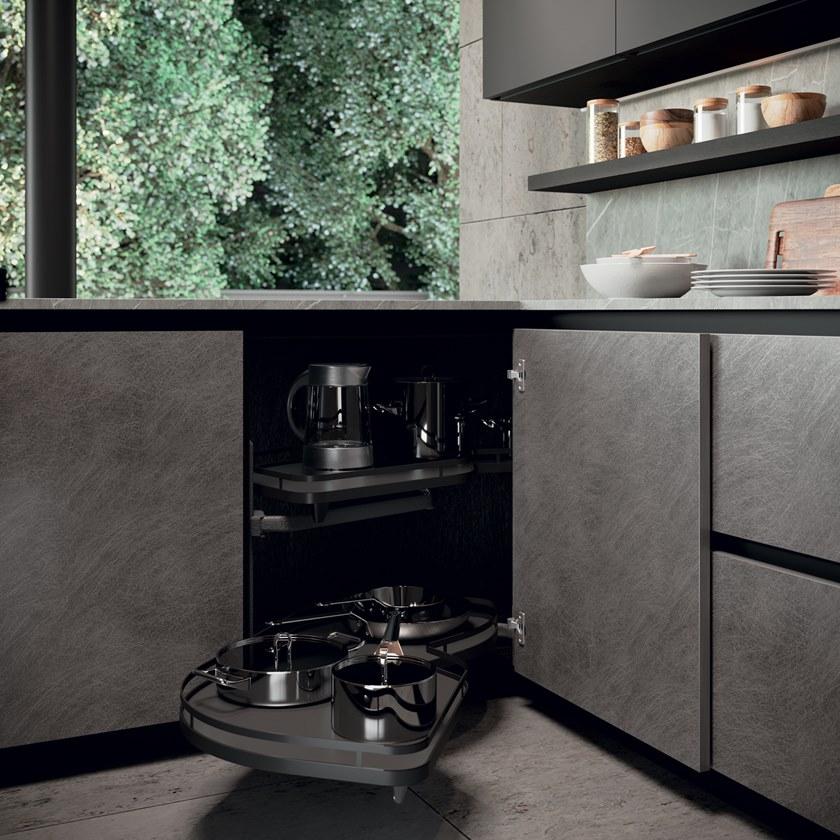 Febal Casa Лакированная кухня с полуостровом sun-id-1394985 - Вид №7