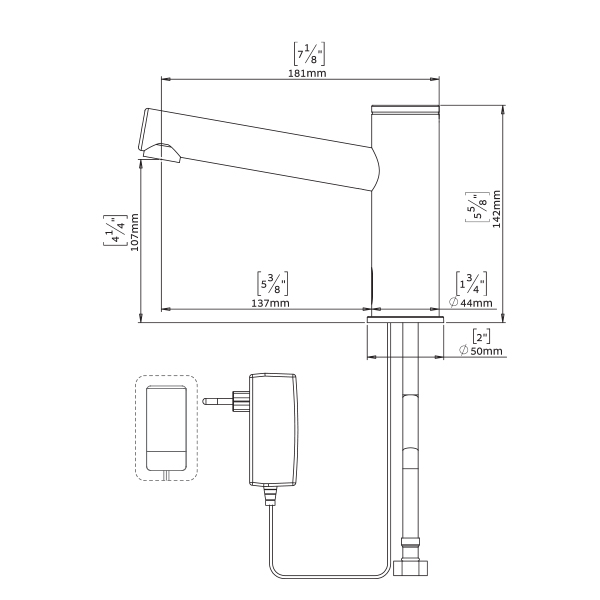 236500/600 Elite l бесконтактный смеситель для монтажа на палубе stern  - Вид №1