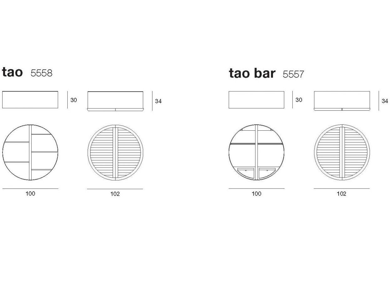 Деревянный барный шкаф Pacini & Cappellini TAO BAR ARCH-00079225 - Вид №6