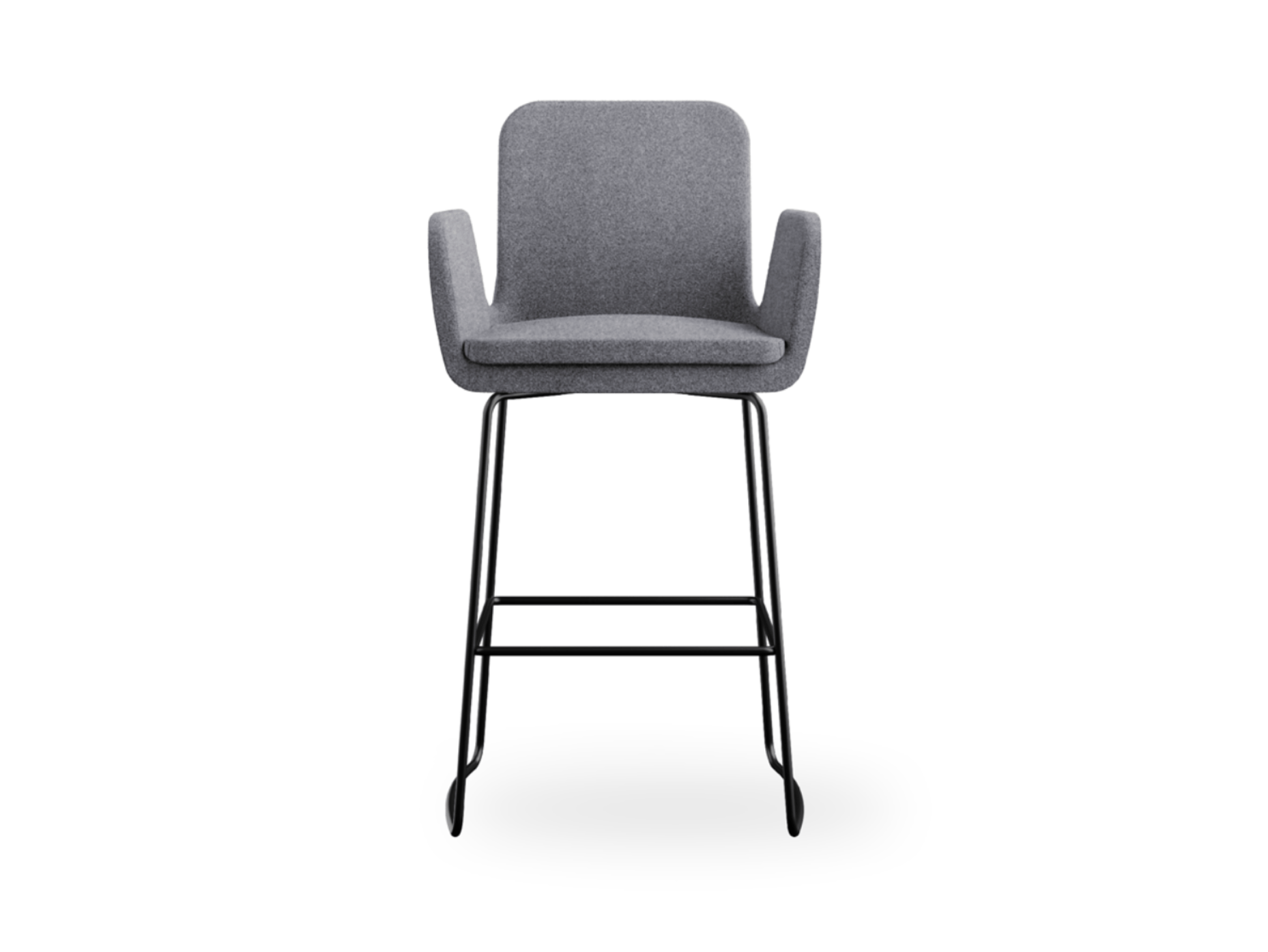 Тканевый табурет с подлокотниками ROSSIN Sofie ARCH-00097748