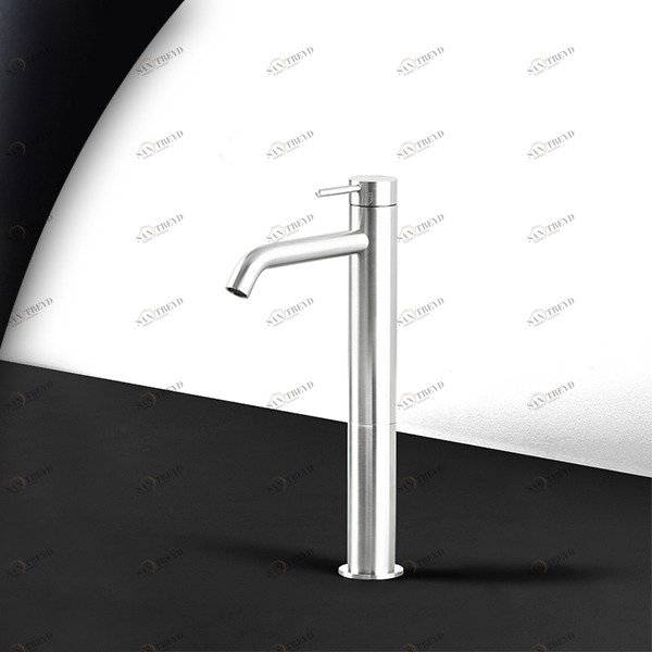 Смеситель для раковины сталь глянцевая Toki Radomonte TKI3L