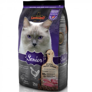 ПР0047214 Корм для кошек старше 10 лет, курица сух. 2кг Leonardo