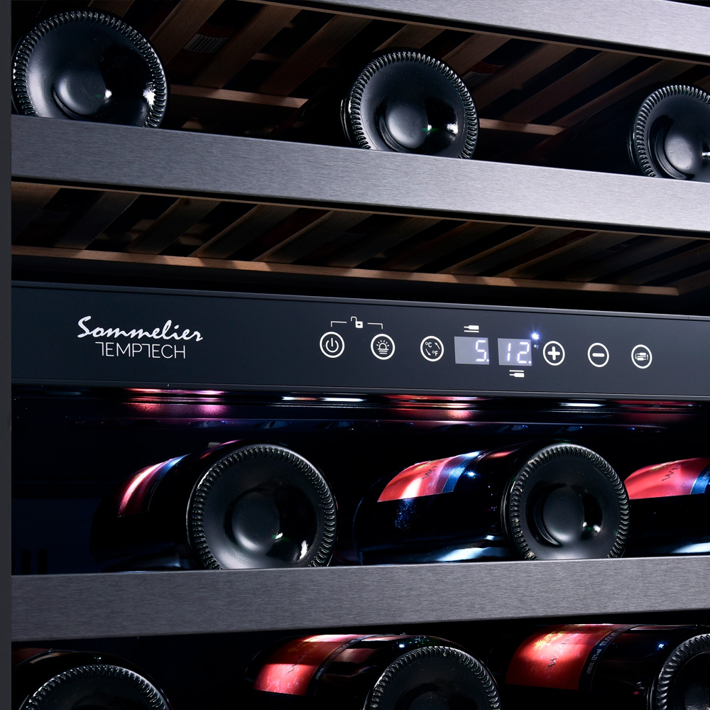9173357 Винный шкаф Temptech SOM180DRB-24 черный STDN-0118795 - Вид №3
