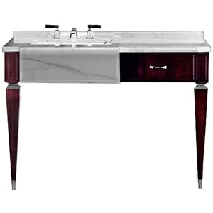 Консоль для раковины ASX Mahogany Bianco Carrara Cromo Devon Devon BENTLEY