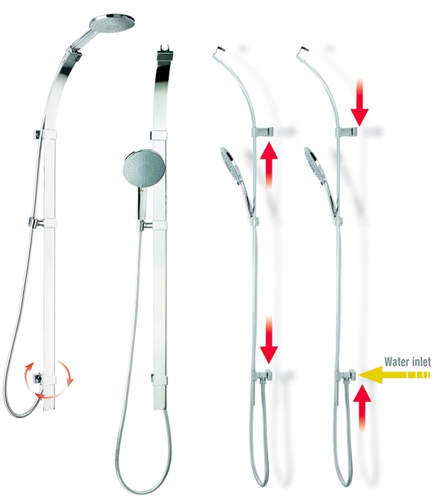 D47004 Душевые комплекты DINAMICA/3 Ø 140 mm BOSSINI  - Вид №1