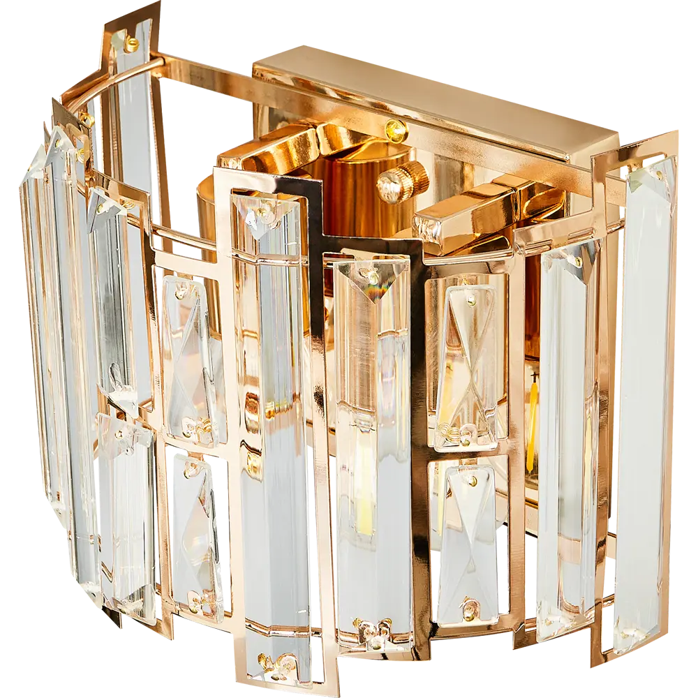 DE CITY Бра «Бриз 10» — золотой настенный светильник с двумя патронами 82312687 STLM-0024471 - Вид №3