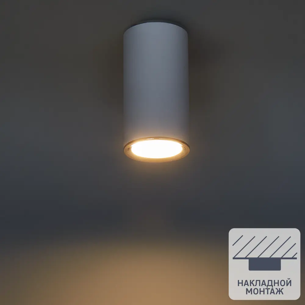 Светильник точечный накладной Elektrostandard DLN101 GU10 2 м² цвет белый STLM-2012529