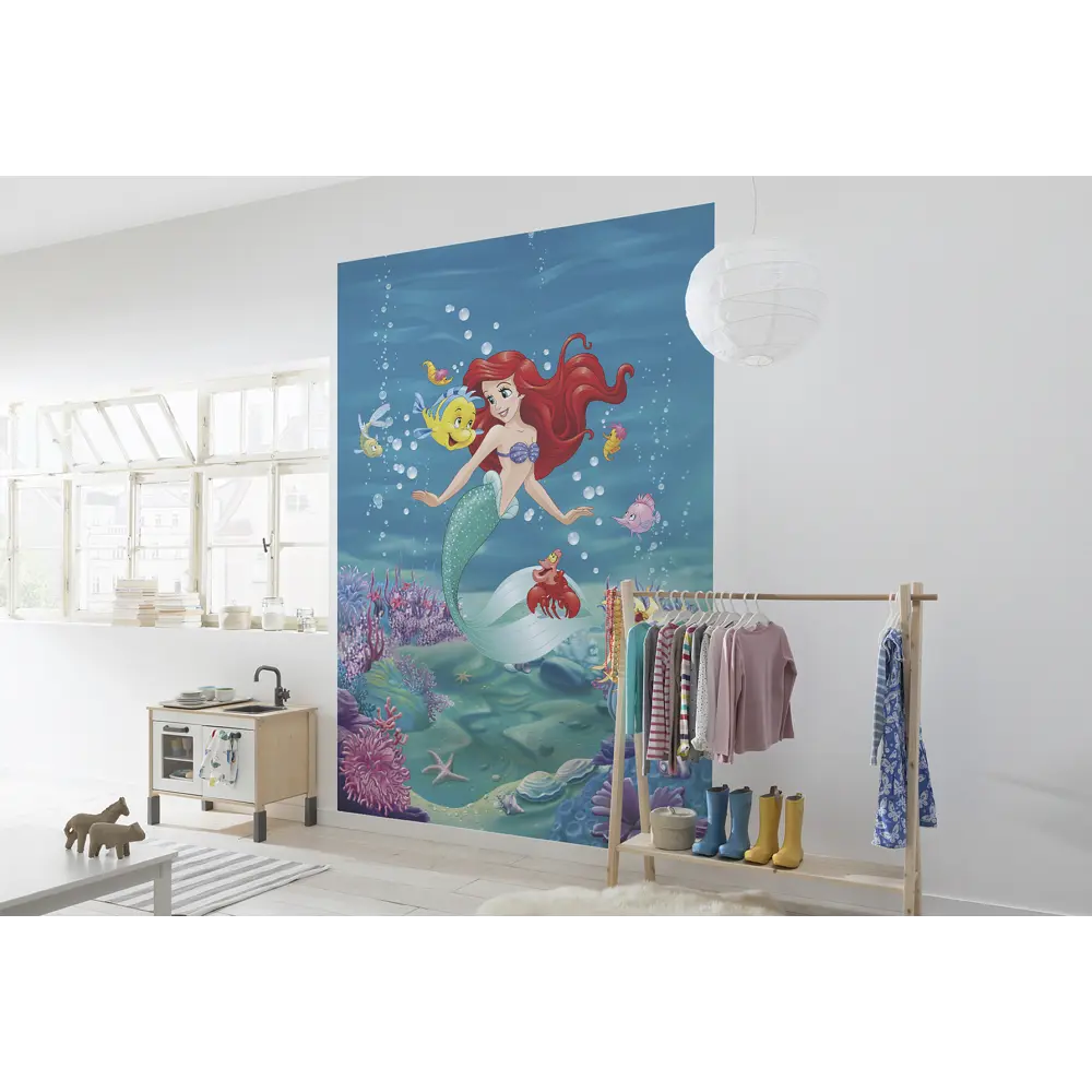 Фотообои «Поющая Ариэль» бумажные 184x254 см 4-4020 Komar Disney/Marvel/Star Wars STLM-2060793 - Вид №2
