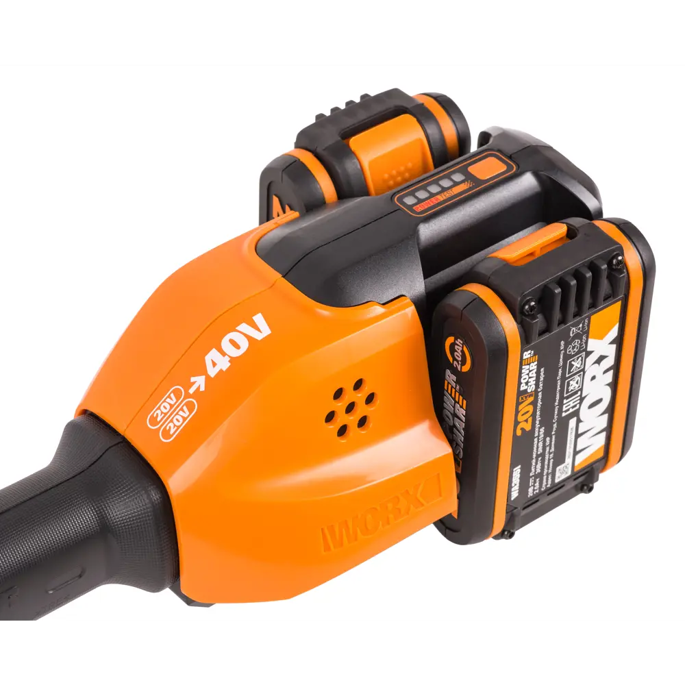 Аккумуляторный триммер WORX WP185E 40В с системой двойной мощности 82600068 STLM-0031099 - Вид №9