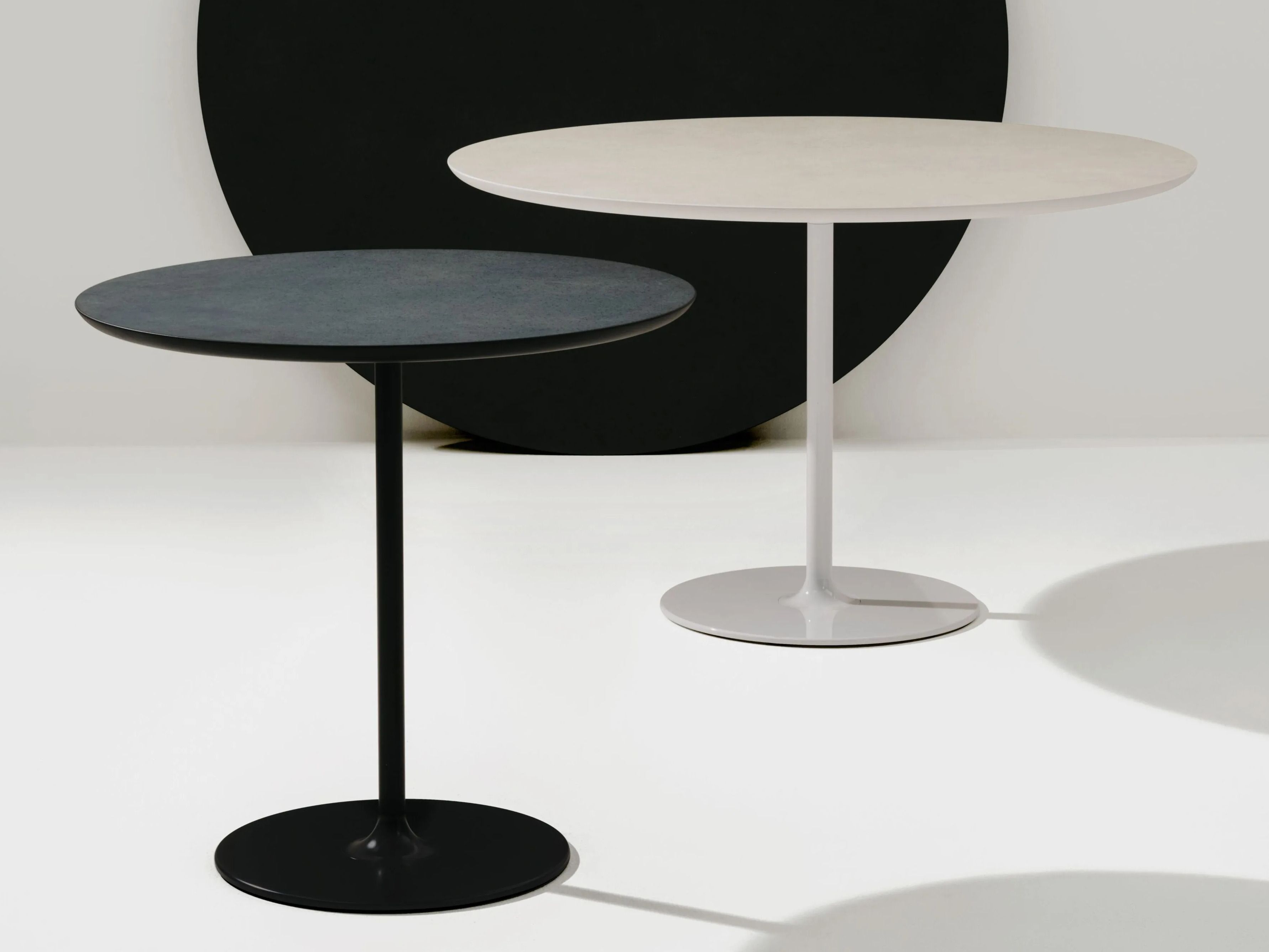 Круглый стальной стол и столешница HPL Arper Dizzie ARCH-00125587 - Вид №2