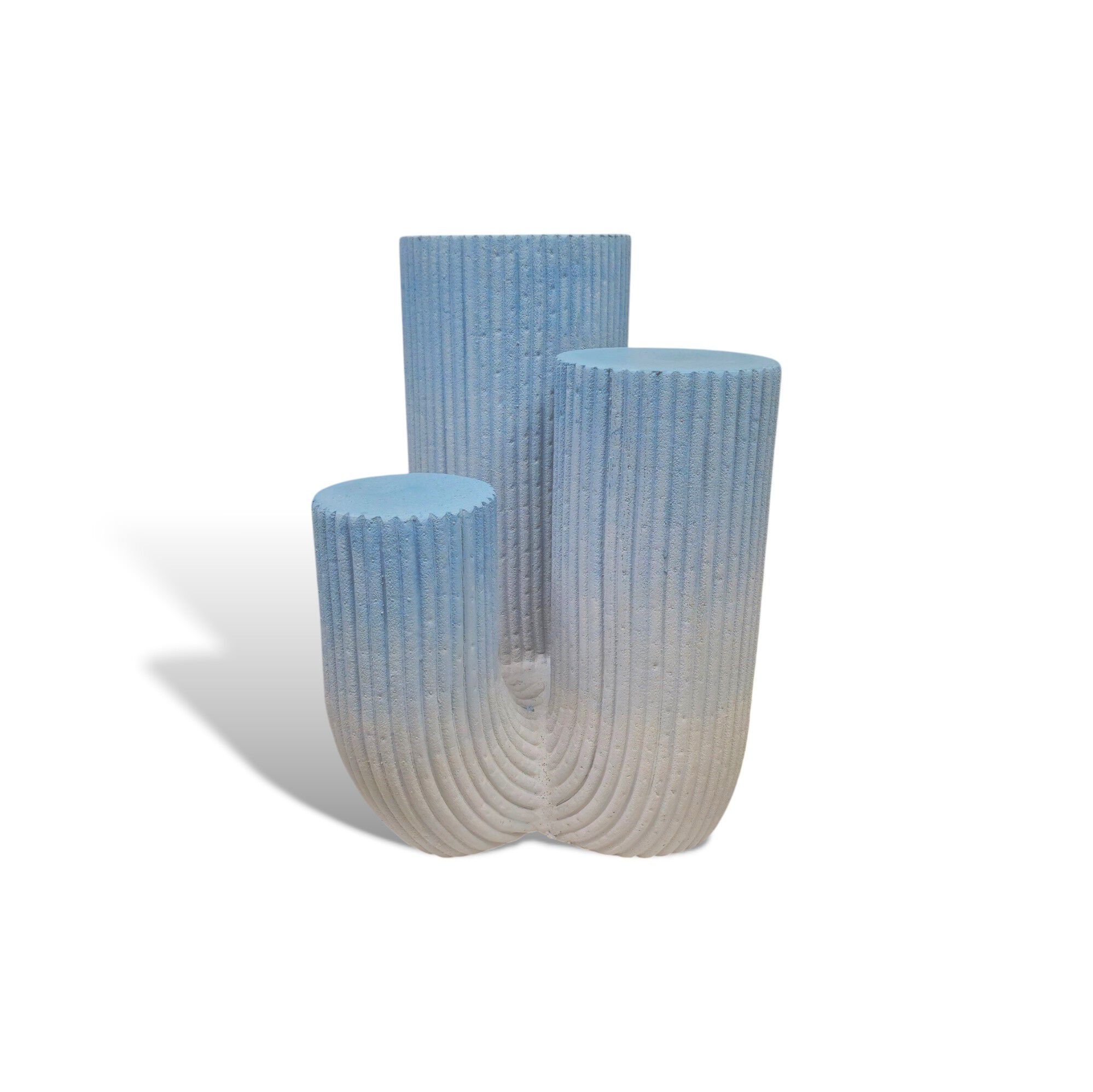 Круглый бетонный журнальный столик URBI et ORBI Medius Terra ARCH-00130319 - Вид №3