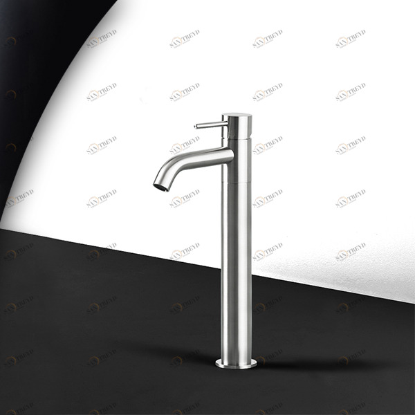 Смеситель для раковины сталь матовая Toki Radomonte TKS3S