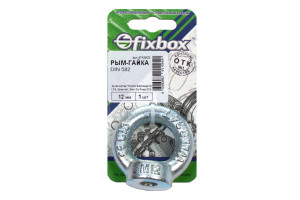 16331174 Рым-гайка DIN 582 12 мм белый цинк 1 шт 243620 Fixbox