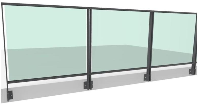 Q-RAILING ITALIA Алюминиевый парапет для окон и балконов Easy alu sun-id-1478415 - Вид №5