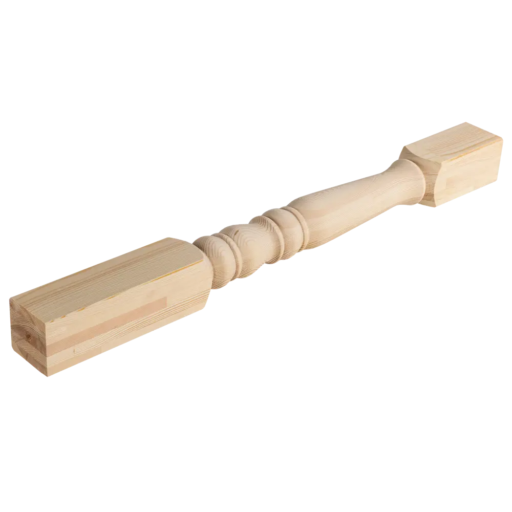 Столб лестничный сращенный хвоя сорт Экстра Яблоко 100x100x1100 мм Santreyd STLM-2054652 - Вид №4