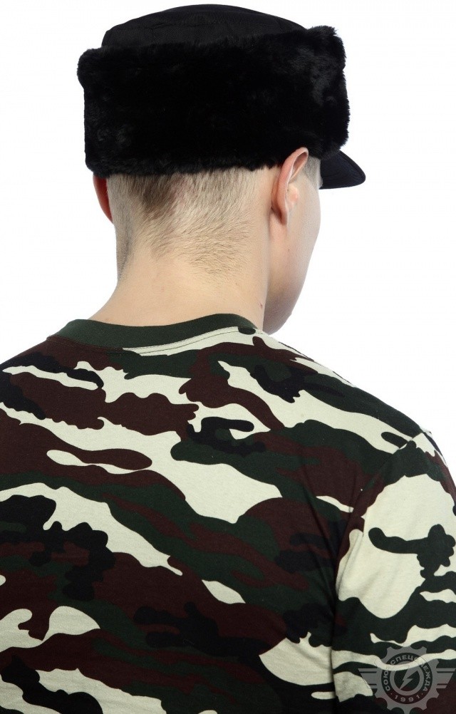 66572 Кепи "Охранник" зимняя  Камуфляжная форма  размер 59 Спецодежда  - Вид №3