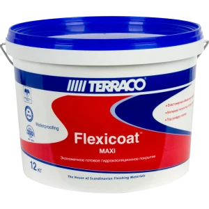 Мастика гидроизоляционная Terraco Флексикоат Maxi 12 кг 82140228 STLM-2130996