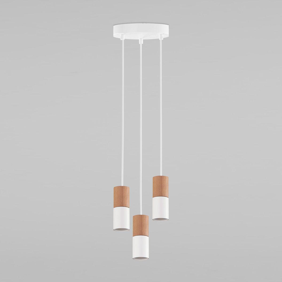 6306 Elit White Wood Подвесная люстра TK Lighting Elit