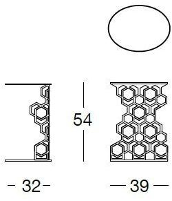 Longhi Стол для обслуживания из металла Loveluxe 2017 – essence collection Y 717 - Вид №5