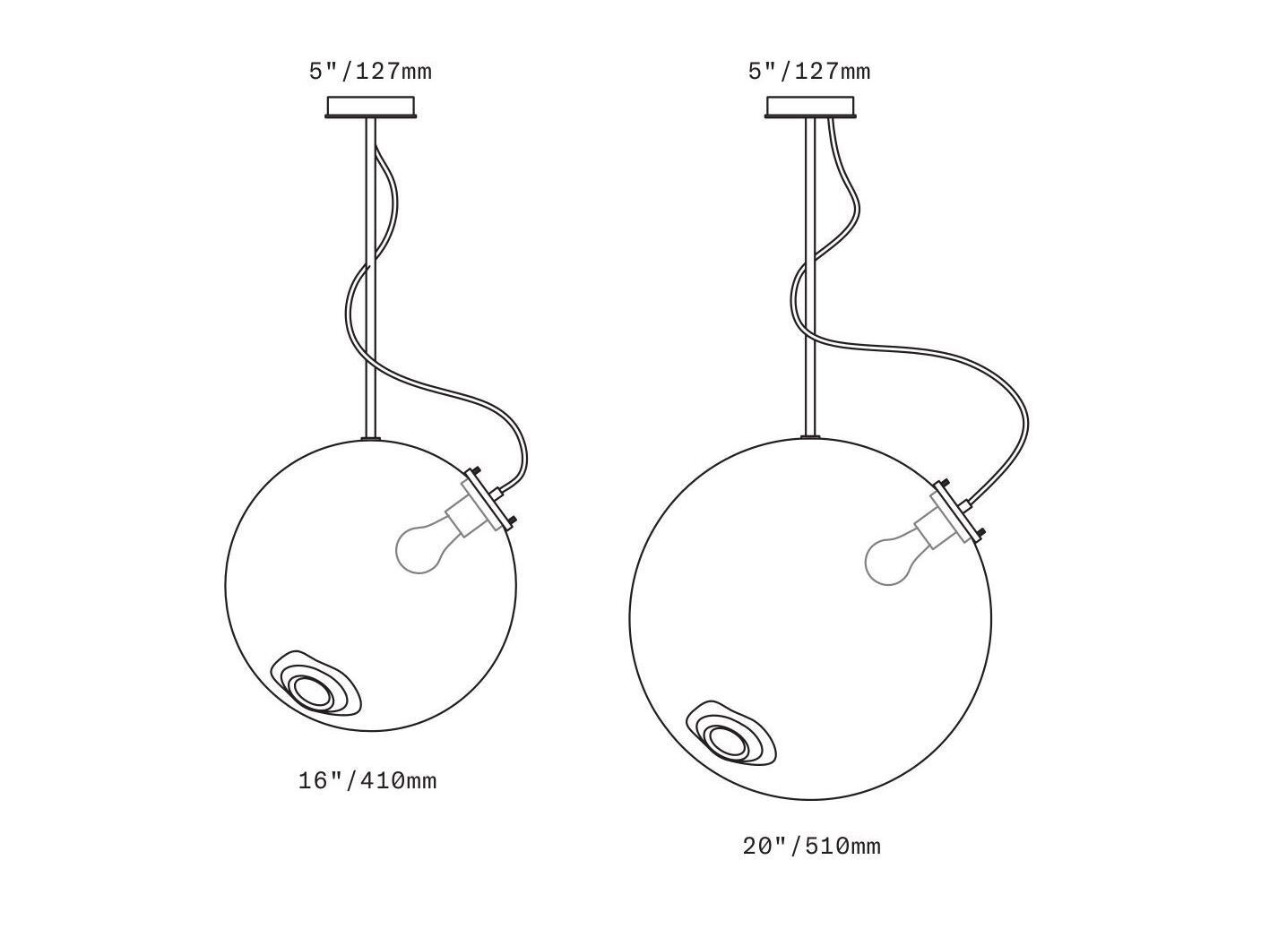 Выдувное стекло светодиодный подвесной светильник SkLO Float ARCH-00111109 - Вид №4