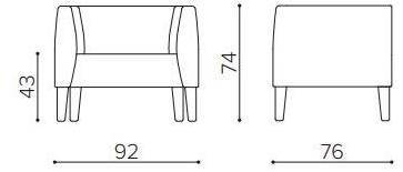 True Design Кресло с подлокотниками Biblis sun-id-1513058 - Вид №4