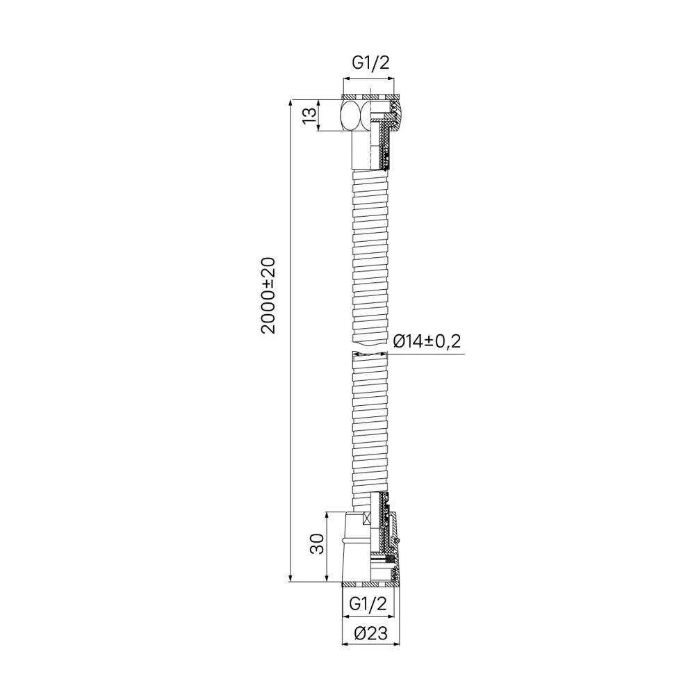 Шланг для душа Iddis Agua 2 м цвет хром STLM-2093341 - Вид №7