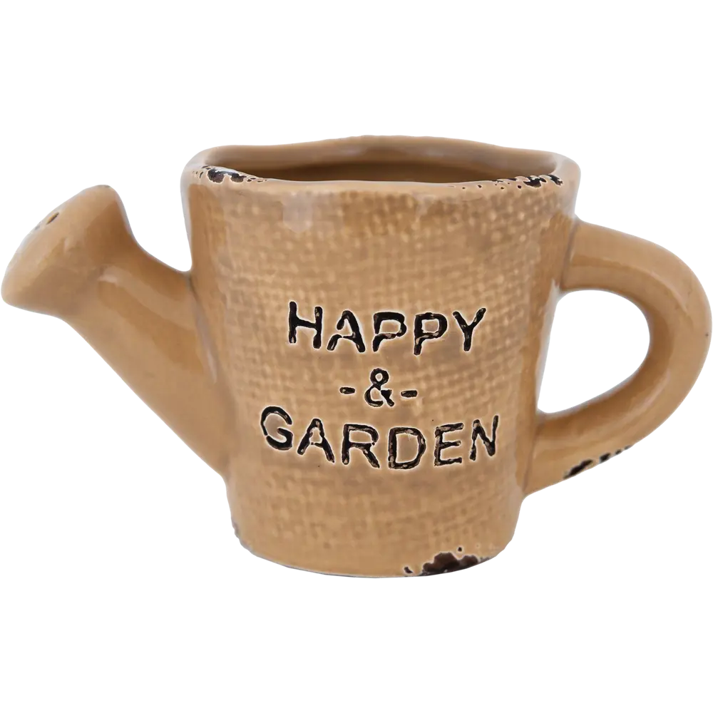 Кашпо-кактусник 7.5x7x12 см v0.17 л керамика бежевый GARDMAX STLM-2186340