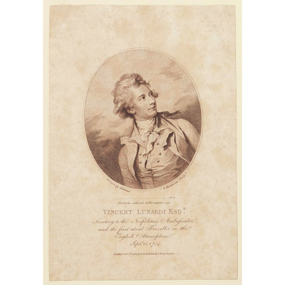550016570_1818 Арт-постер «Винченцо Лунарди, 15 сентября 1784» Object Desire  - Вид №1