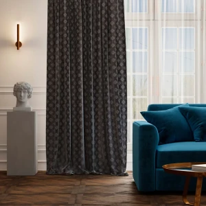 Штора на ленте «Шарм» 160х260 см полиэстер цвет сиреневый