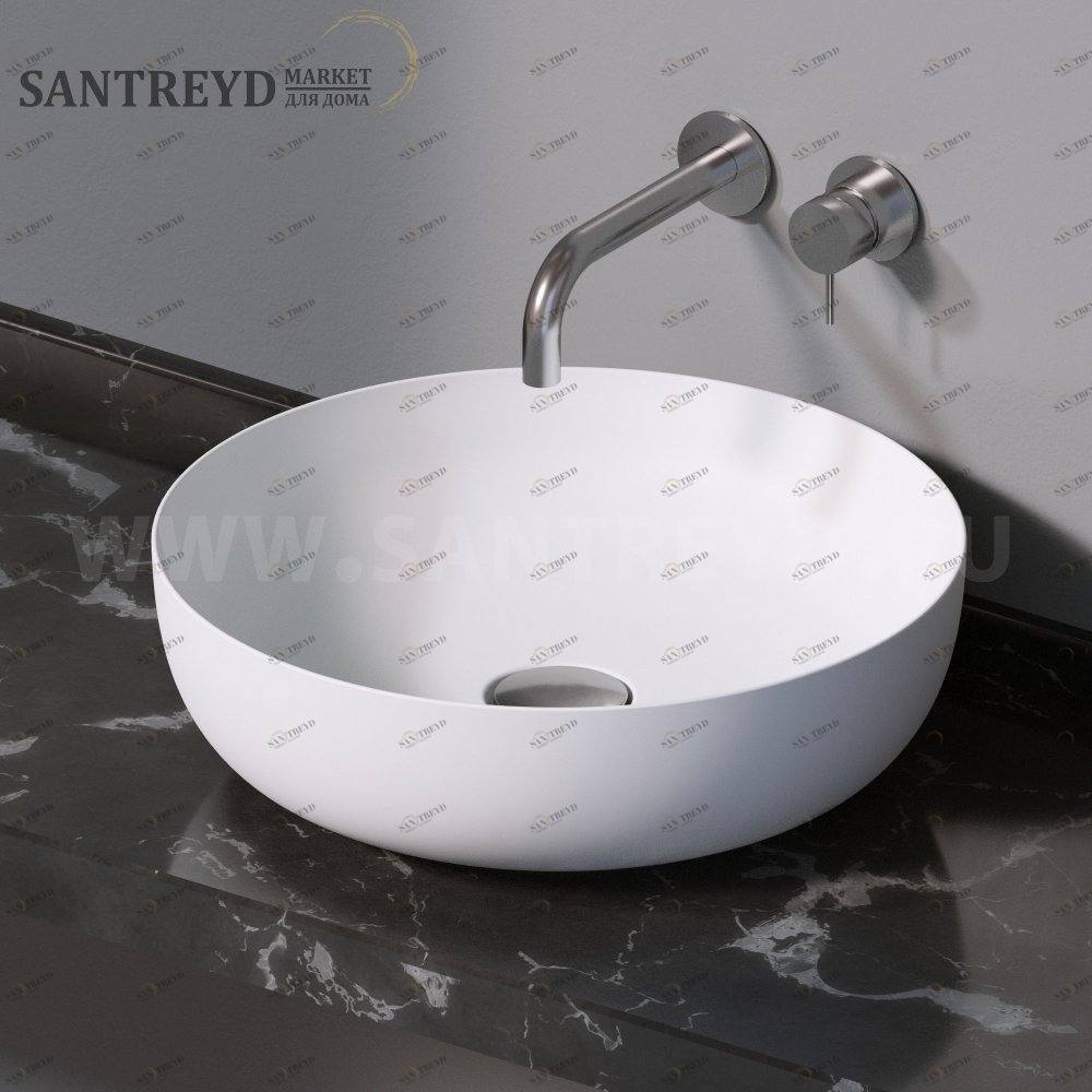 L615101 Накладная раковина на столешницу  круглая A. e T. Italia ELITE AeT ITALIA