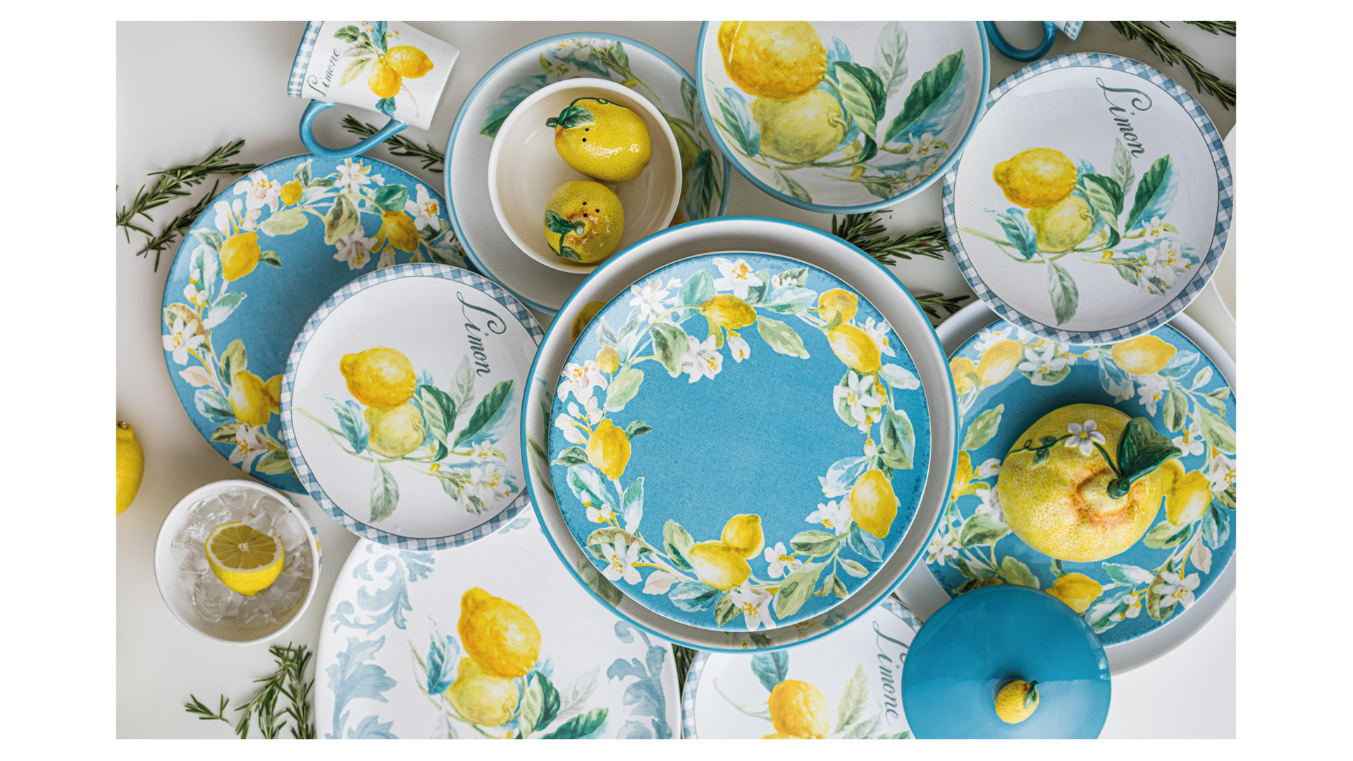 10652468 Certified International Салатник индивидуальный Certified Int. Лимоны 13х7,5см, керамика (полоска) Керамика  - Вид №1