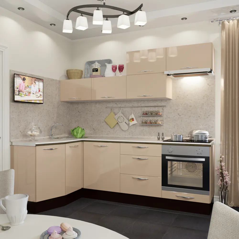 Дверь для шкафа Delinia «Капучино» 45x70 см, ЛДСП, цвет бежевый STLM-2204384 - Вид №2