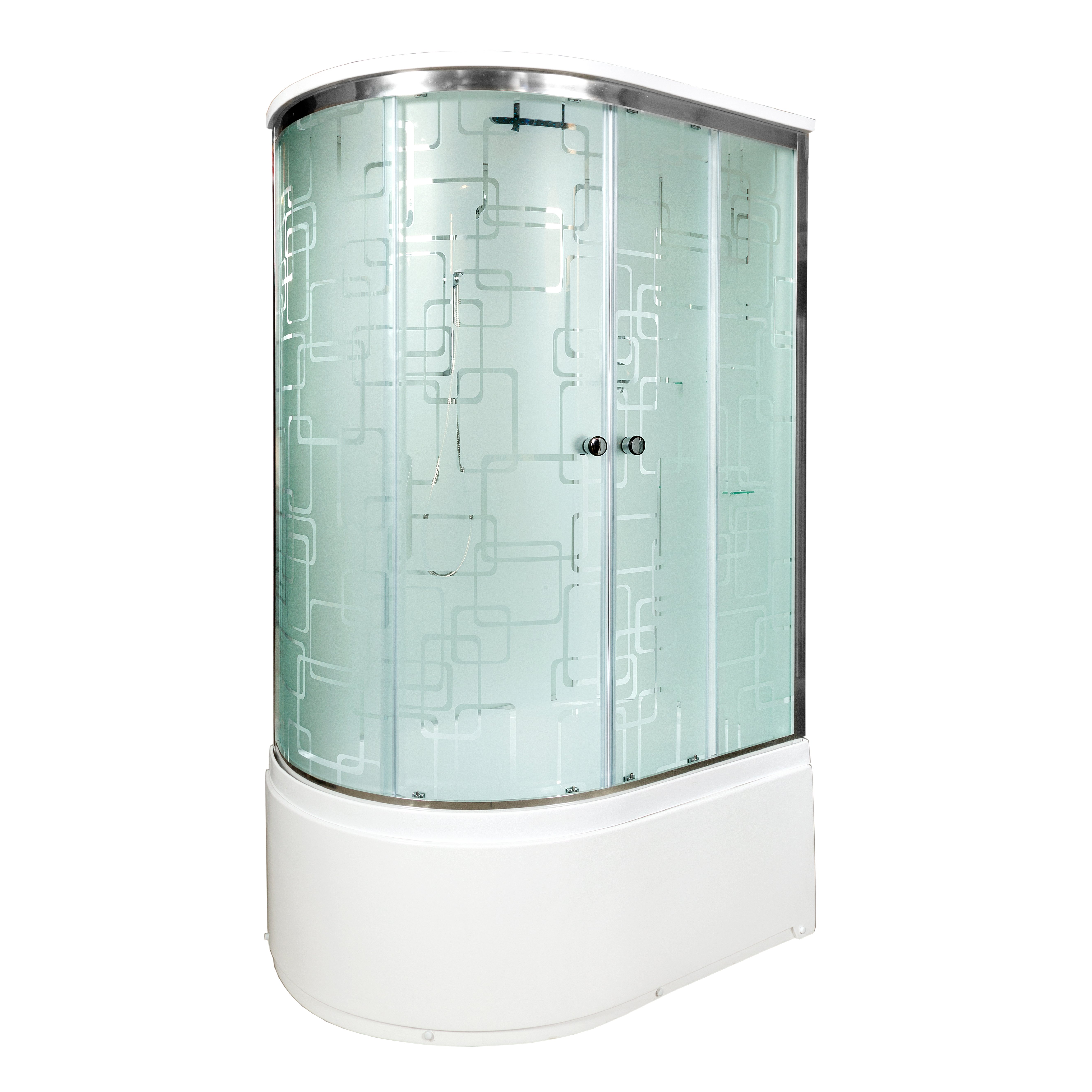 ЕМ2790 LED Душевая кабина DETO Серия ЕМ ЕМ4512 R N с гидромассажем (гм.) - Вид №5