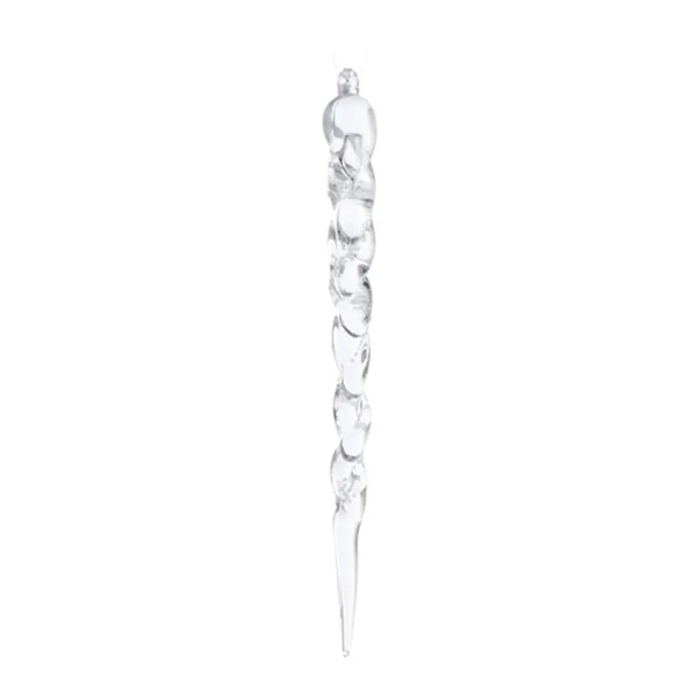 89381699 Украшение елочное Сосульки прозрачный 12 шт. STLM-1360593 Santreyd  - Вид №1