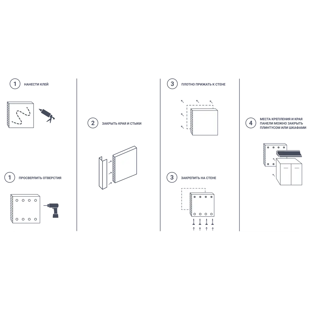Стеновая панель Santreyd L007 Листья - стильная защита для кухни 86146094 STLM-0066468 - Вид №2