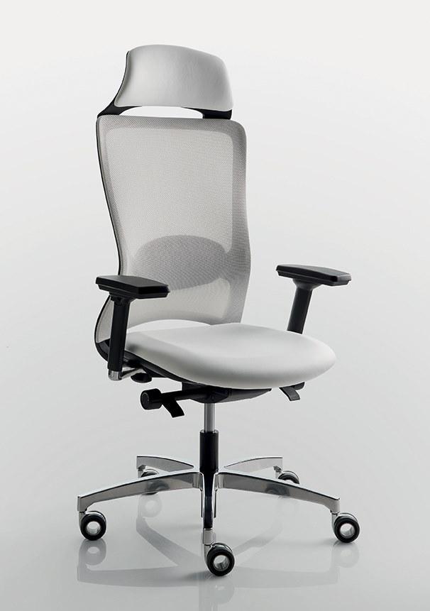 Luxy Кресло руководителя с поворотной сеткой и подголовником Pop Pp1 - Вид №6