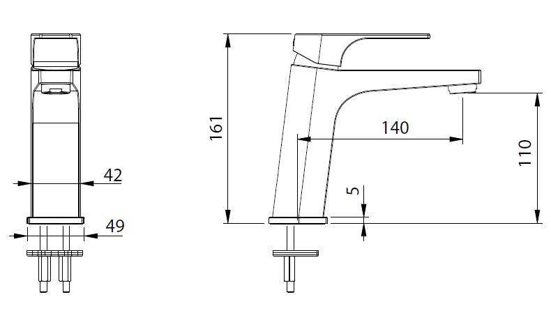 MAR00201 Смеситель M&Z Marina Santreyd - Вид №1