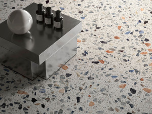 Porcelain stoneware wall/floor tiles terrazzo effect