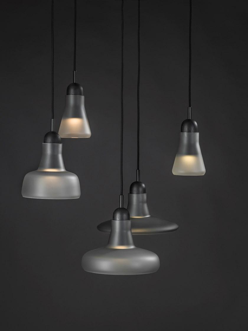 BROKIS Подвесной светильник из дутого стекла с диммером Shadows Pc894-95-96-97 - Вид №26