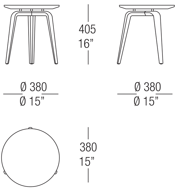 MisuraEmme Круглый деревянный журнальный столик Atelier sun-id-1392097 - Вид №12