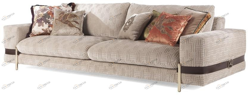 ETRO Home Interiors 3-х местный бархатный диван Madras E.mad.211.a