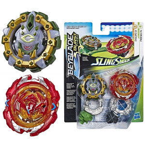 E4604 Hasbro Бейблэйд Игровой набор 2 волчка СлингШок Bey Blade