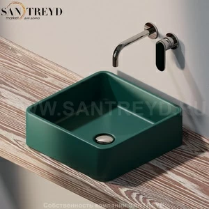 MWL405020 Накладная раковина на столешницу  квадратная Ceramica Flaminia Miniwash