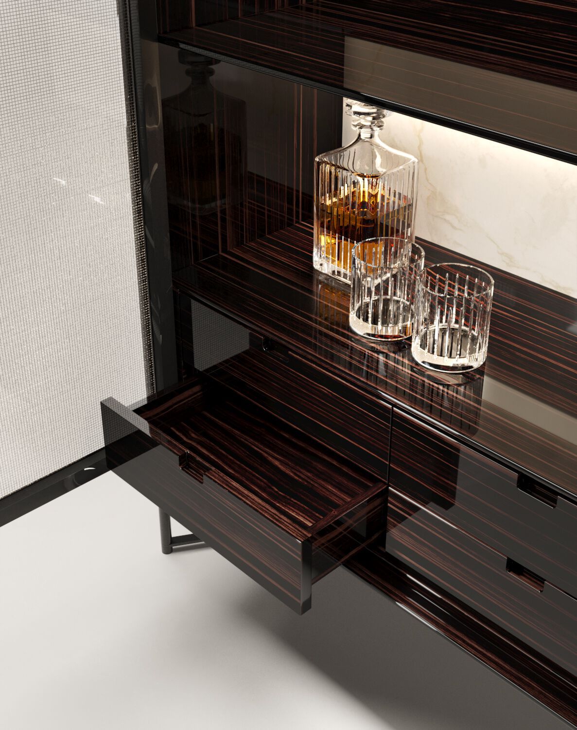 Деревянная витрина со встроенным освещением MisuraEmme Сибуя ARCH-00081624 - Вид №6