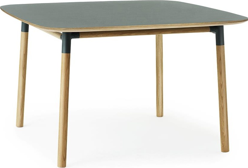 602832 Стол 120 x 120 см Зеленый / Дуб Норманн Копенгаген Normann Copenhagen Form - Вид №1