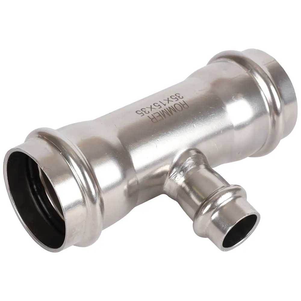 Тройник переходной Rommer 35x15x35 мм ВПр нержавеющая сталь 88011353 STLM-2192085 