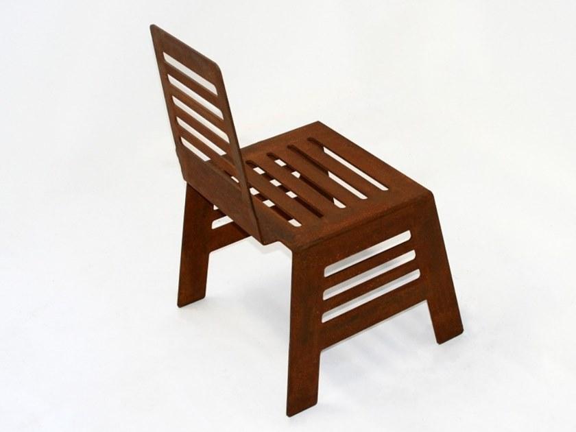 TrackDesign Стул Corten ™ для улицы Cut Sp0411000 - Вид №1